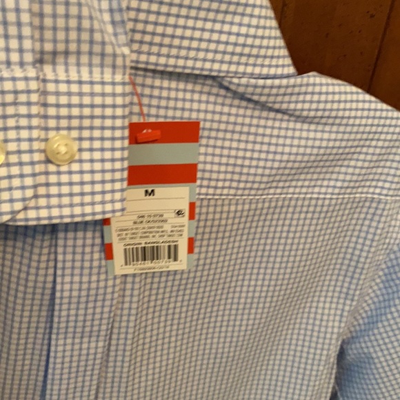 Cat and Jack size medium 8-10 Design is white and blue squares - Picture 7 of 8